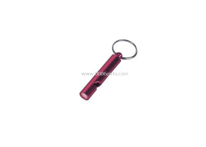 aluminum Whistle customized color key ring