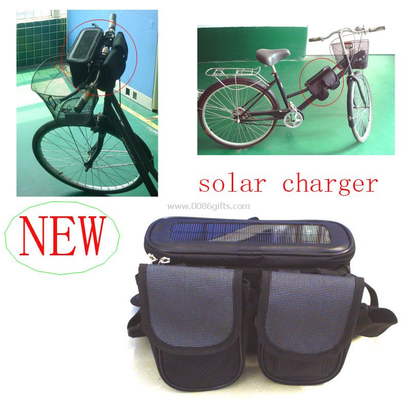 حقيبة الطاقة الشمسية الدراجات