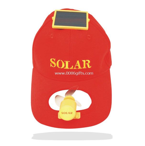 Solar fan Cap