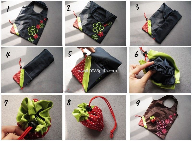 Stawberry faltbare Tasche