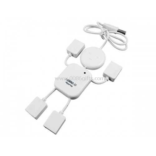 Uomo disegno 4 Port Usb Hub