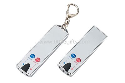 led torch and laser card keychain