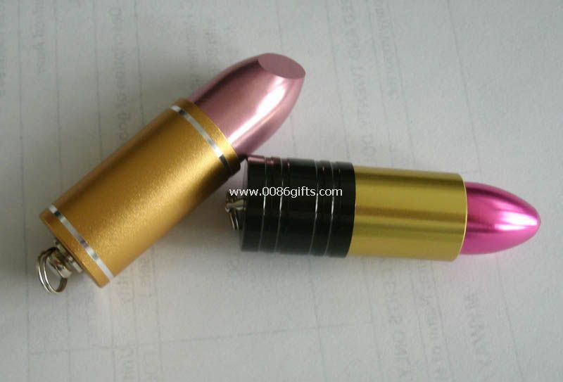 Lovely red lipstick shape customized usb flash drive
