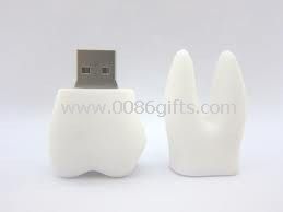 Diş anahtar özelleştirilmiş USB Flash disk bellek sopa
