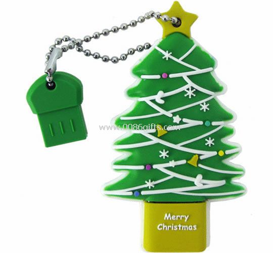 Christmas tree customized usb flash drive