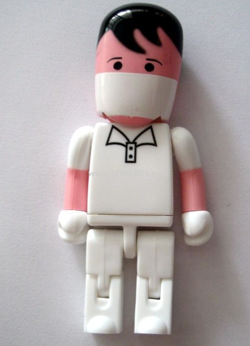doctor usb flash drive with request logo print