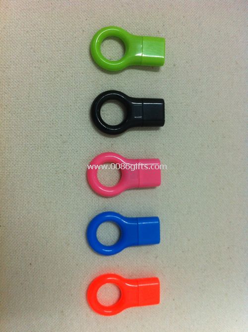Forma del anillo de dedo personalizados usb flash drive