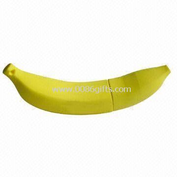 Banaani muotoinen 4G, 8 G Räätälöidyt USB Flash Drives