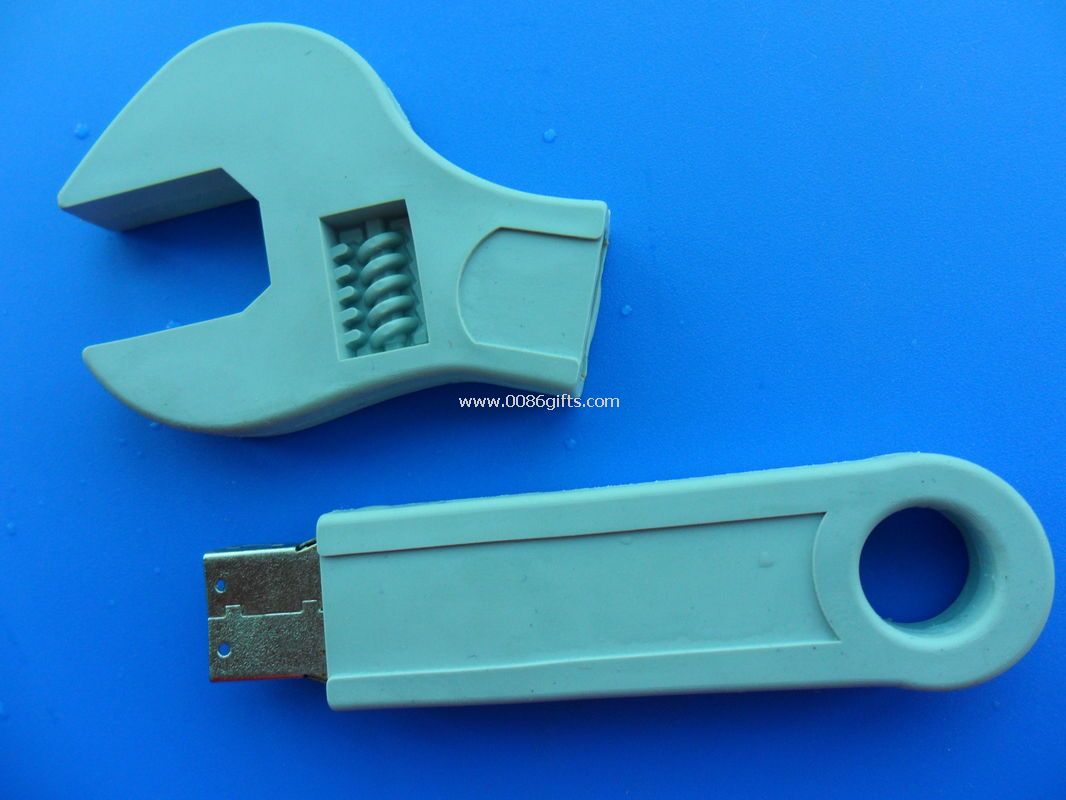 Chave de boca bonito criativo personalizado USB Flash Drive