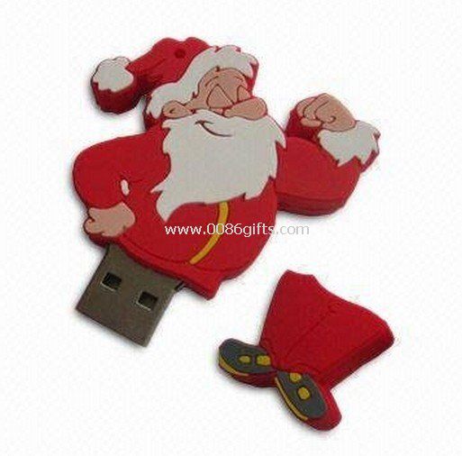 كلوس سانتا عيد الميلاد USB فلاش محرك الأقراص