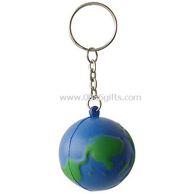 Earth keychain Stress ball