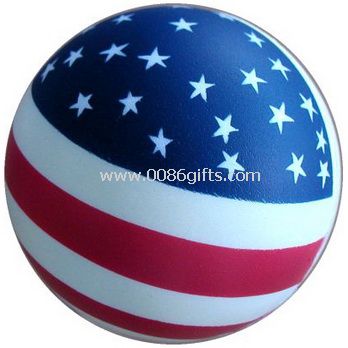 США флаг стресс мяч