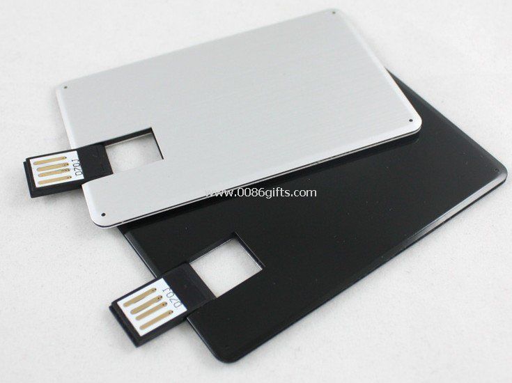 metallo, carta di credito USB Drives