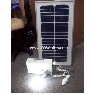 10W Solar domowy system AC-oświetlenie