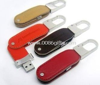 Leather USB Flash Disk drives