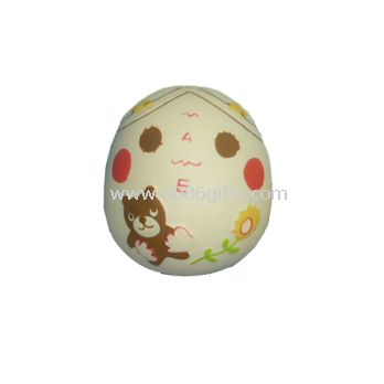 Egg shape stress ball
