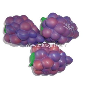 Bola anti-stress de uva forma