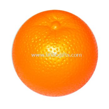 Oransje figur stress ballen