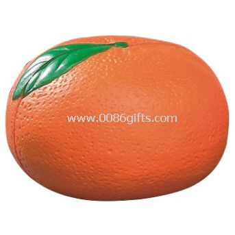 Tangerine shape stress ball