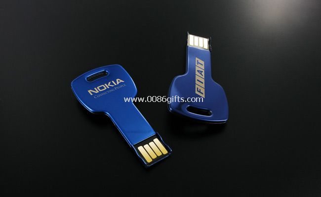 Kulcs alakú USB villanás hajt