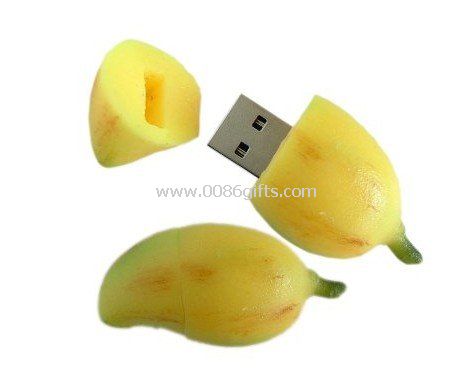 Mango shape 256M, 1G, 2G, 8G, Food USB Flash Drive