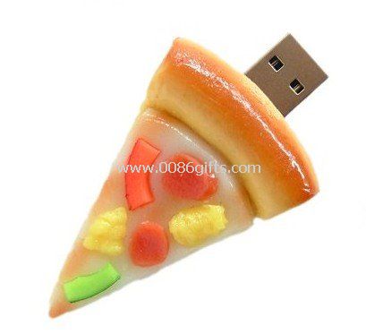 Disco de la impulsión del Flash del USB de pizza