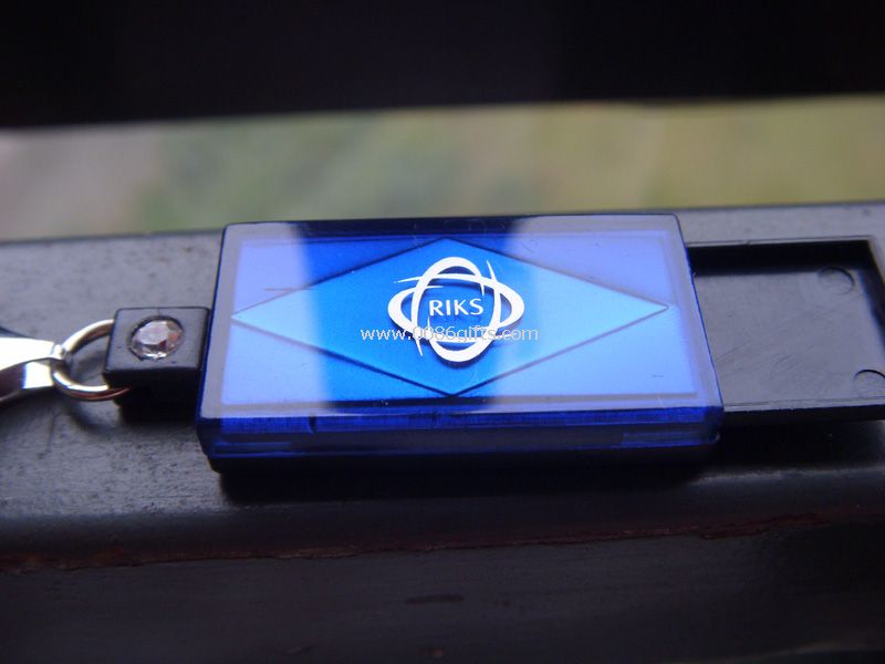 Disco di vetro zaffiro di forma Mini USB Flash Drive