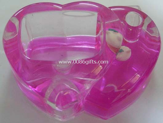 Liquid heart mobile phone holder
