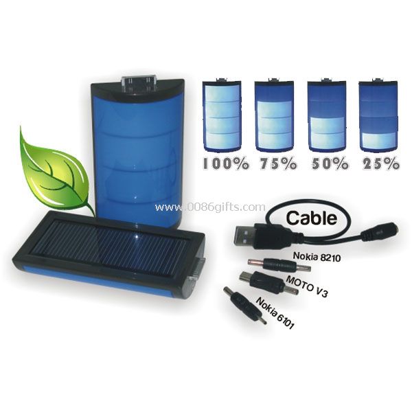 USB rechargeable Solar mobile charger