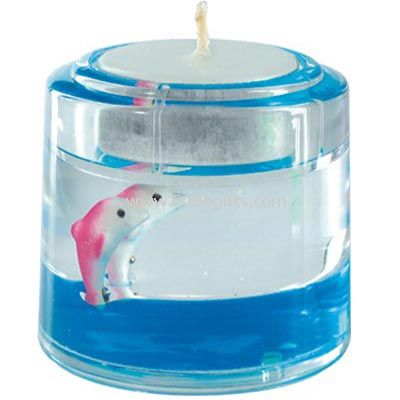 Liquid floater candle holder