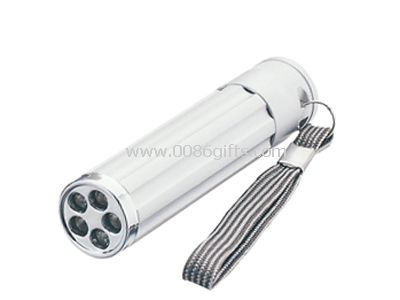 Lampe de poche 5 LED en aluminium