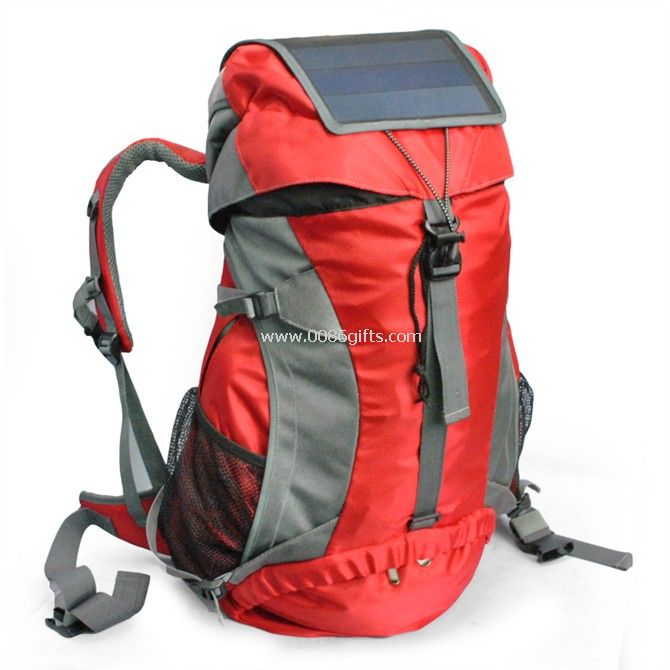 Solar backpack for mountain-climbing
