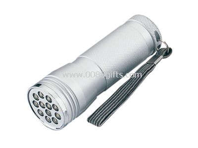 Lanterna de LED branco brilhante de alumínio