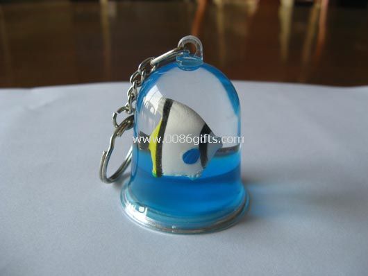 Keychain water globe