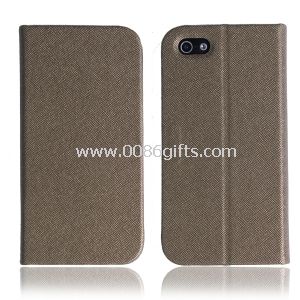 Leather Case with Stand for iPhone5