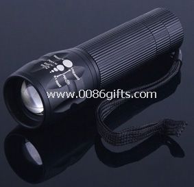 3 modus Zoomable CREE 200Lumen LED lommelykt lommelykt