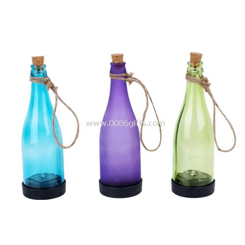 Lámpara de forma de botella