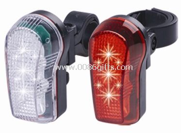 Bicycle front light and bicycle rear light