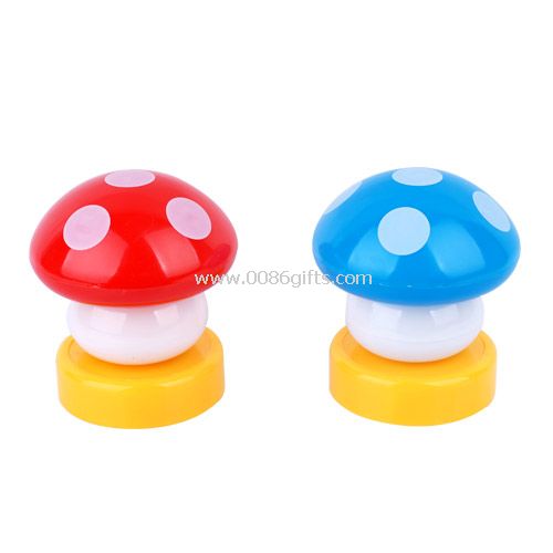 LED colorful mushroom touch night light