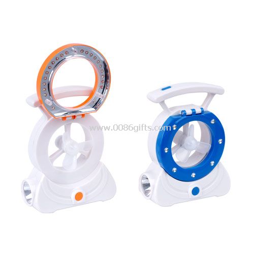 LED Genopladelig mini fan