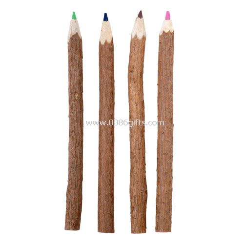 Naturalne gałęzi farbują ołówek
