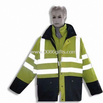 Yellow polyester safety Jacket