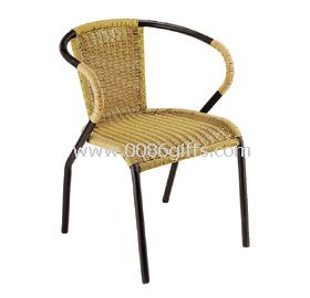 Aluminum and Rattan chair