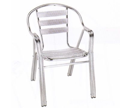 Rury aluminiowe krzesło
