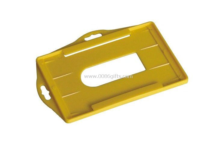 Thumb hole PP Plastic Credit and ID card holder
