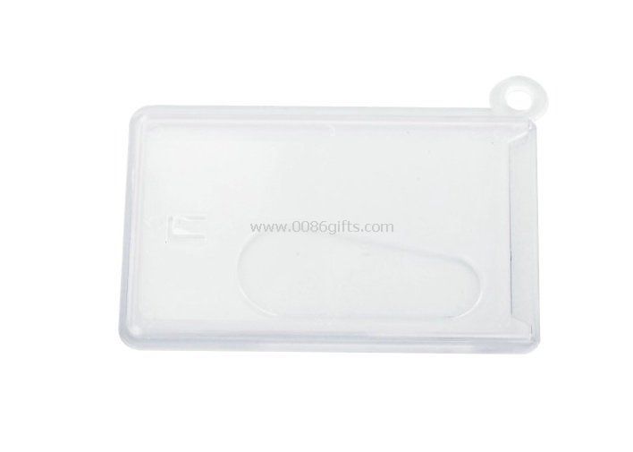 AS Clear window Conference Name Badge Holders With thumb hole