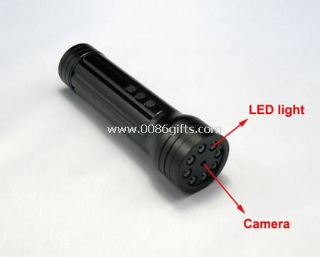 8 LED linterna antorcha Spy Cam cámara DVR DV videocámara