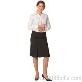 Womens jupe en laine Stretch plissée
