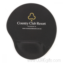 Nero Mouse Pad con poggiapolsi in Gel