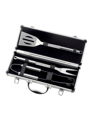 BBQ-Set In Deluxe Aluminiumkoffer